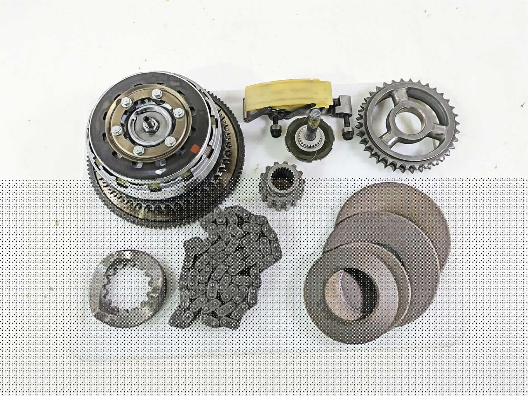 2009 Harley FXCWC Softail Rocker Primary Drive Clutch Kit 9k Only 37813-06A {{ shop.shopifyCountryName }} - Mototech271
