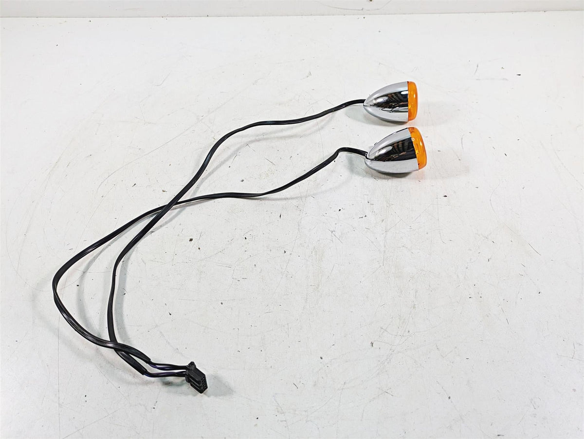 2007 Harley Sportster XL1200 C Front Turn Signal Blinker Set 68972-00 {{ shop.shopifyCountryName }} - Mototech271