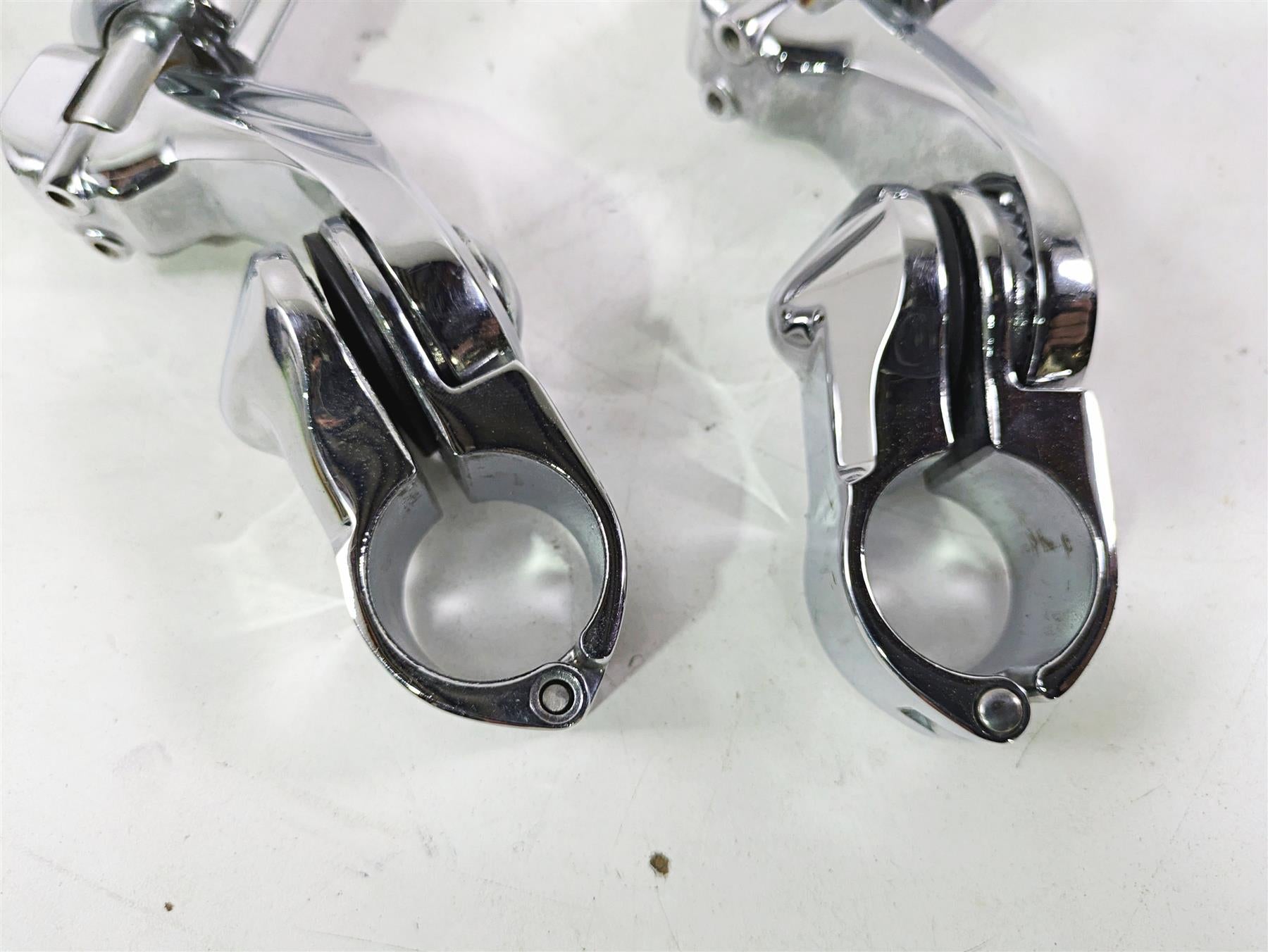 2011 Harley Touring FLHTCUSE CVO E-Glide Chrome Highway Foot Peg Rest Set {{ shop.shopifyCountryName }} - Mototech271
