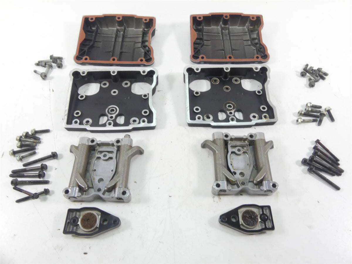 2008 Harley Softail FXSTB Night Train Wrinkle Black Rocker Box Covers 17543-99 {{ shop.shopifyCountryName }} - Mototech271