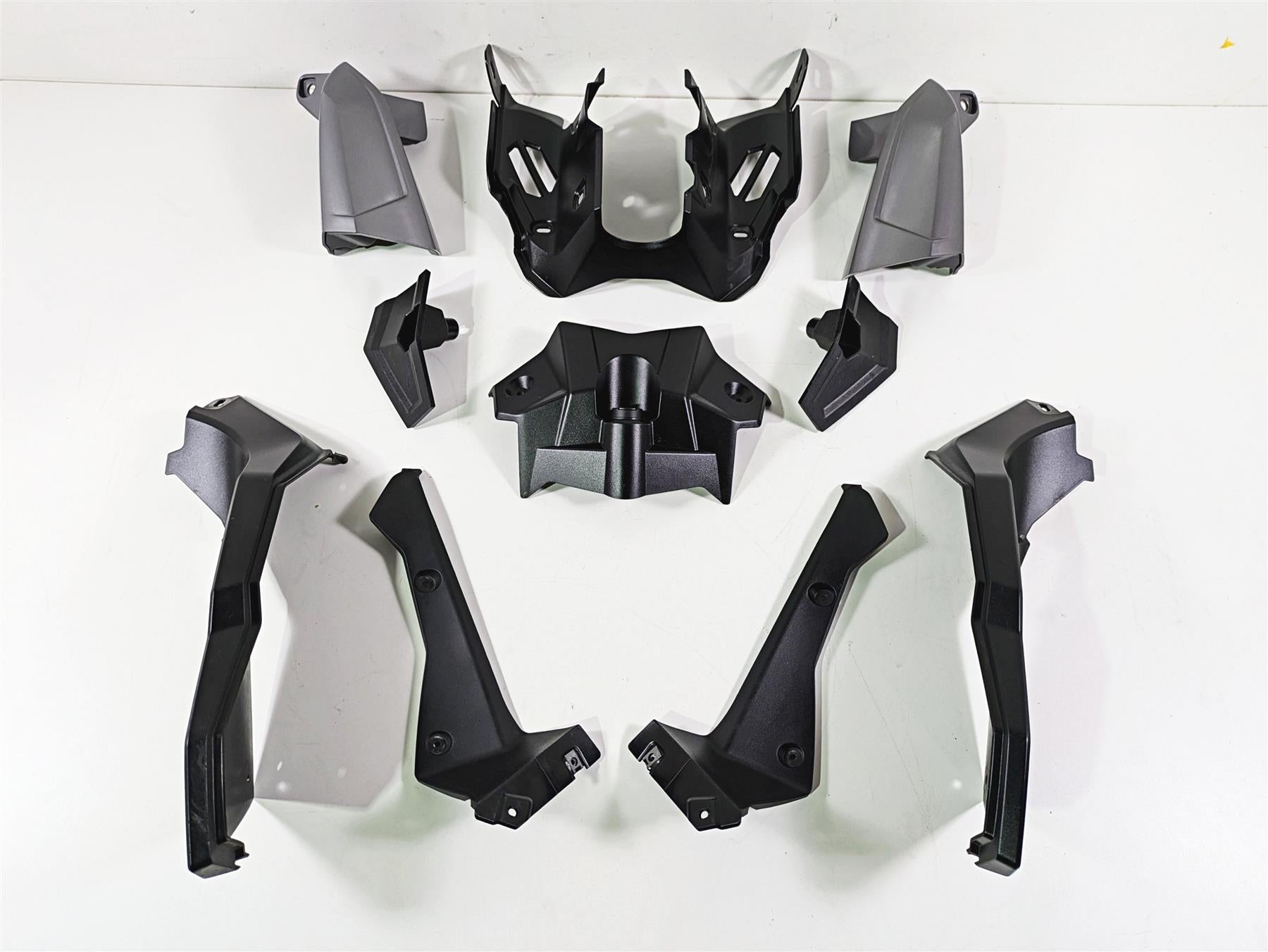 2015 Triumph Tiger Explorer XC Black Molded Plastic Infill Cover Set T2309030 {{ shop.shopifyCountryName }} - Mototech271