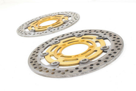 2003 Kawasaki ZX6R ZX636 Ninja Front Brake Disc Rotor Set 41080-1529-488 {{ shop.shopifyCountryName }} - Mototech271