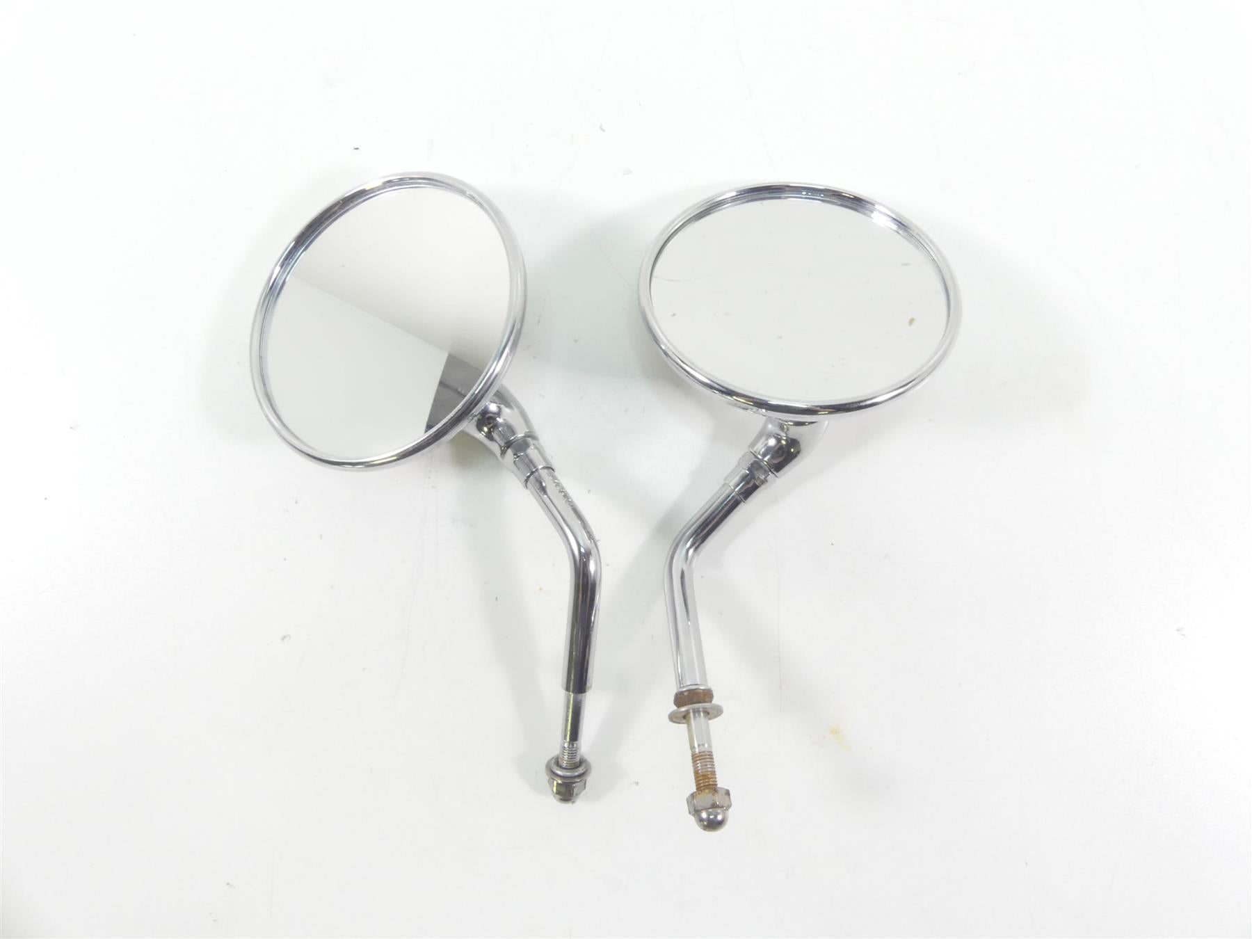 2002 Triumph Bonneville America Round Rear View Mirror Set T2066682 {{ shop.shopifyCountryName }} - Mototech271