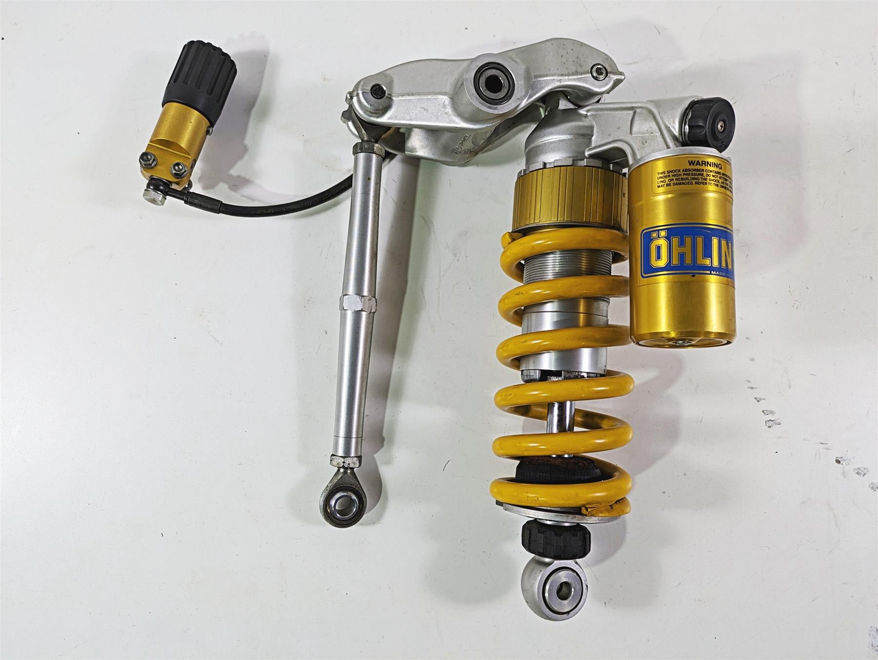 2009 Ducati Multistrada 1100 S Ohlins Rear Shock Damper Linkage Set 36520631A {{ shop.shopifyCountryName }} - Mototech271