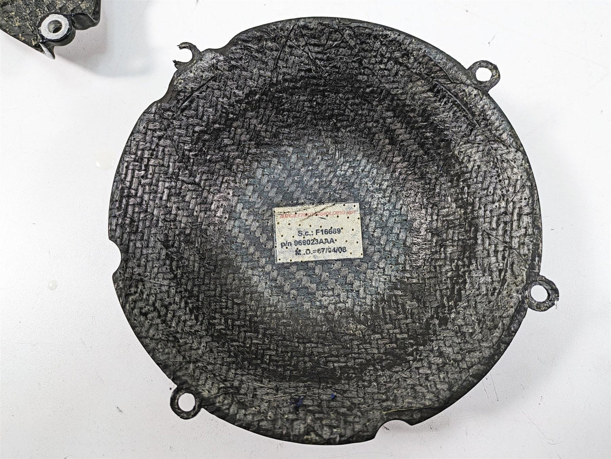 2011 Ducati Hypermotard 1100 Evo SP Carbon Timing Belt Clutch Covers 24511031A {{ shop.shopifyCountryName }} - Mototech271