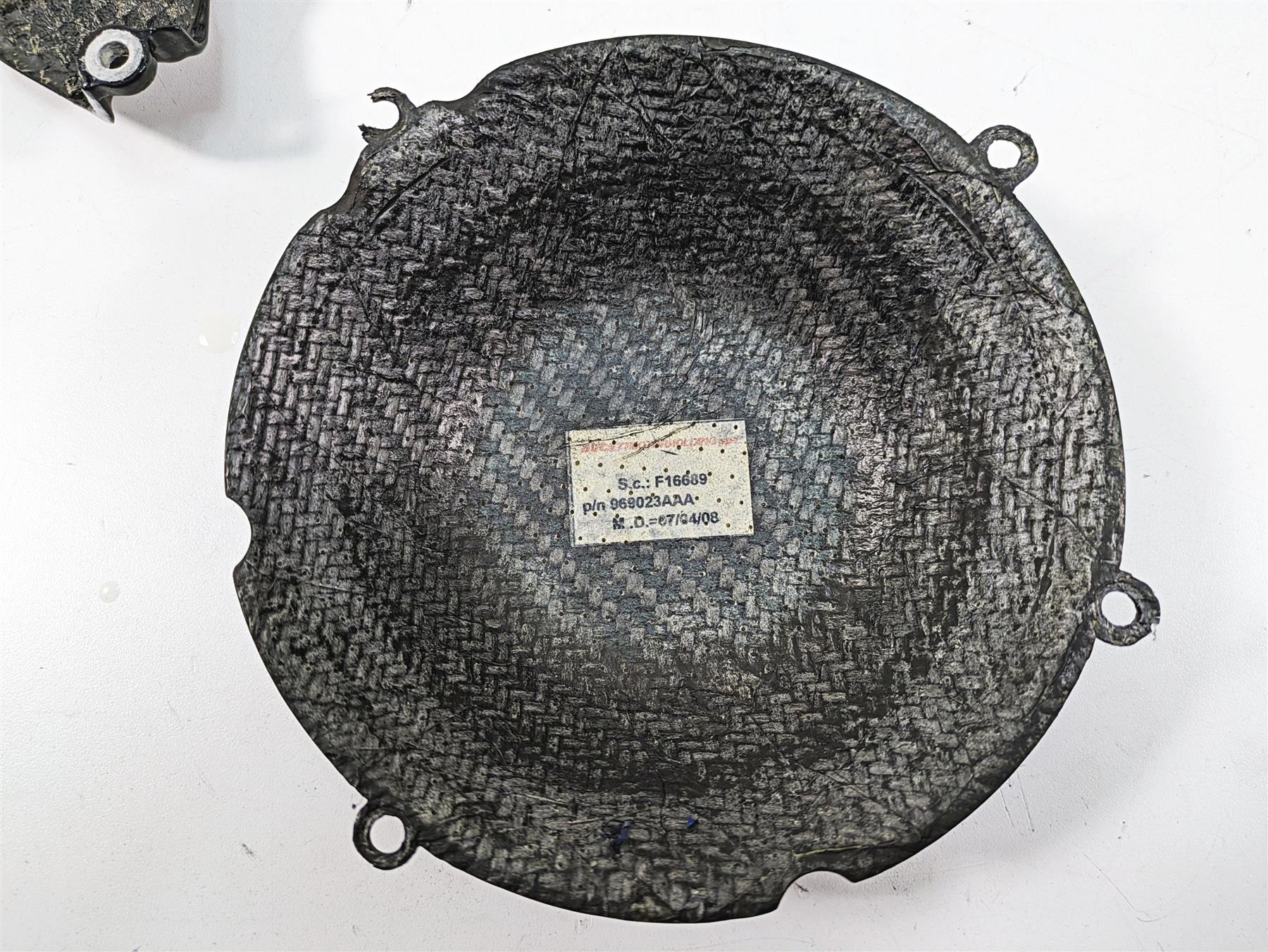 2011 Ducati Hypermotard 1100 Evo SP Carbon Timing Belt Clutch Covers 24511031A {{ shop.shopifyCountryName }} - Mototech271