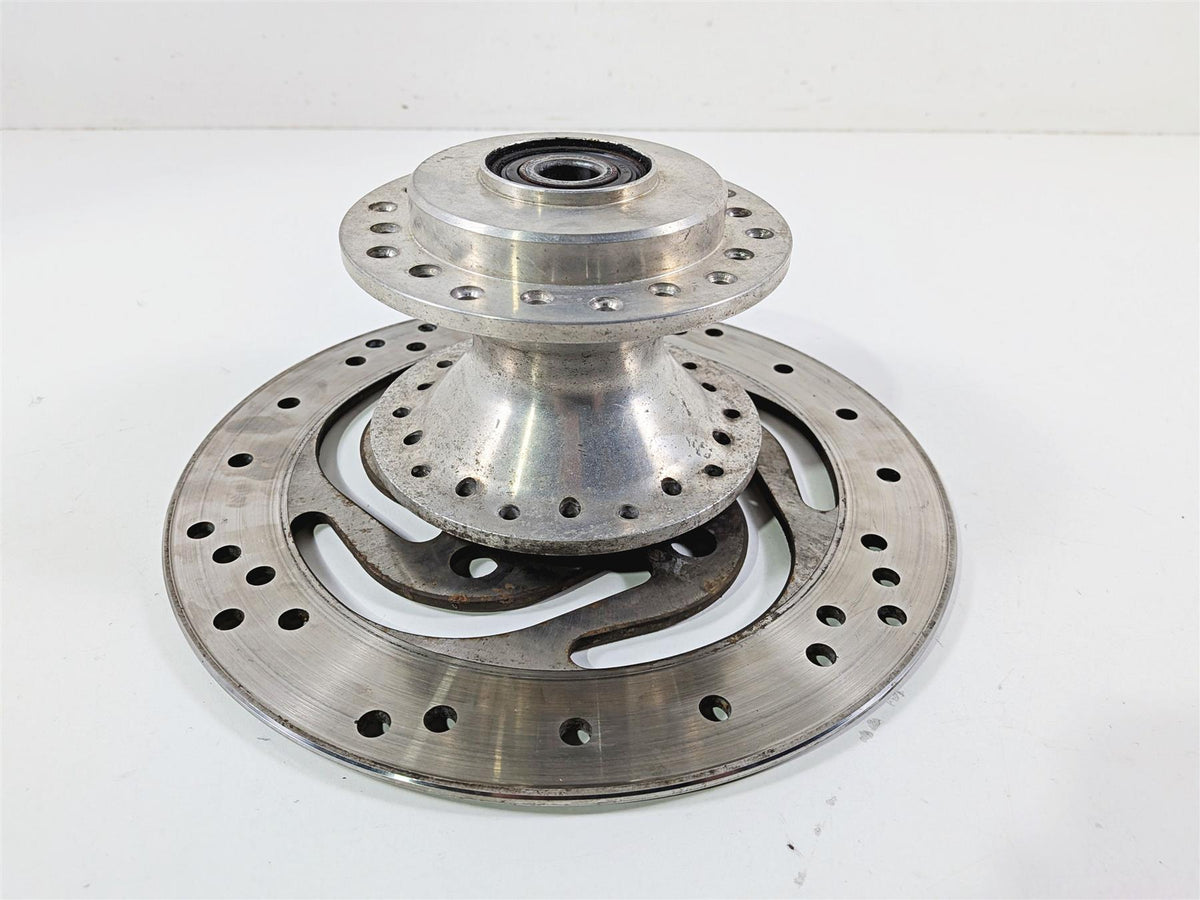 2003 Harley Sportster XL1200 Front Spoke Wheel Hub + Brake Disc Set 43105-05A {{ shop.shopifyCountryName }} - Mototech271