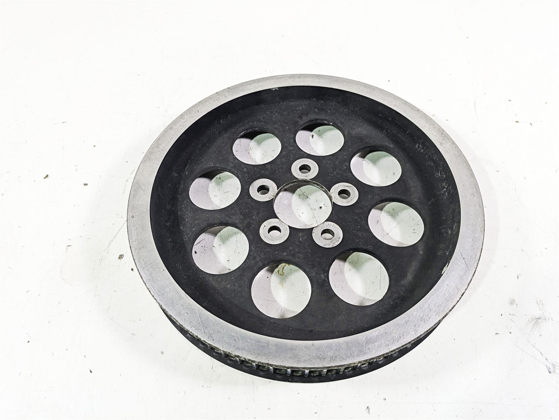 2003 Harley Touring FLHTCUI 100TH E-Glide Rear Drive Belt Pulley 70T 40225-86A {{ shop.shopifyCountryName }} - Mototech271