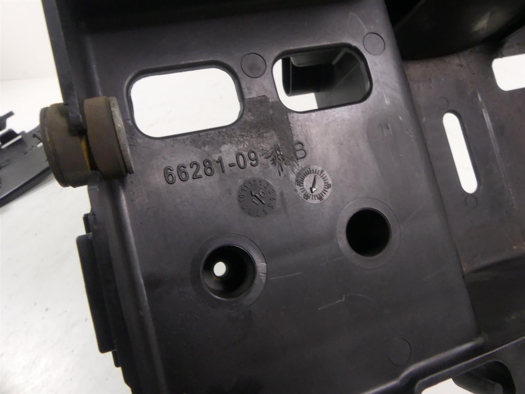 2011 Harley Touring FLTRX Road Glide Battery Tray Electrical Holder Set 66281-09 {{ shop.shopifyCountryName }} - Mototech271