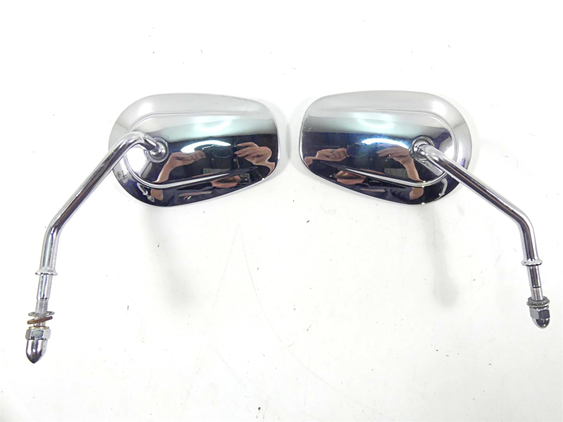2004 Harley Touring FLHTCUI Electra Glide Rear View Chrome Mirror Set 91845-03B