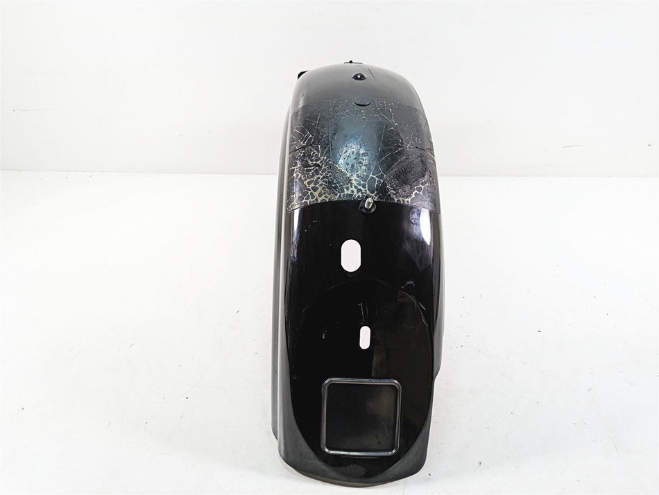 2005 Harley Dyna FXDL Low Rider Rear Fender Vivid Black Silver Stripes 59634-02 {{ shop.shopifyCountryName }} - Mototech271