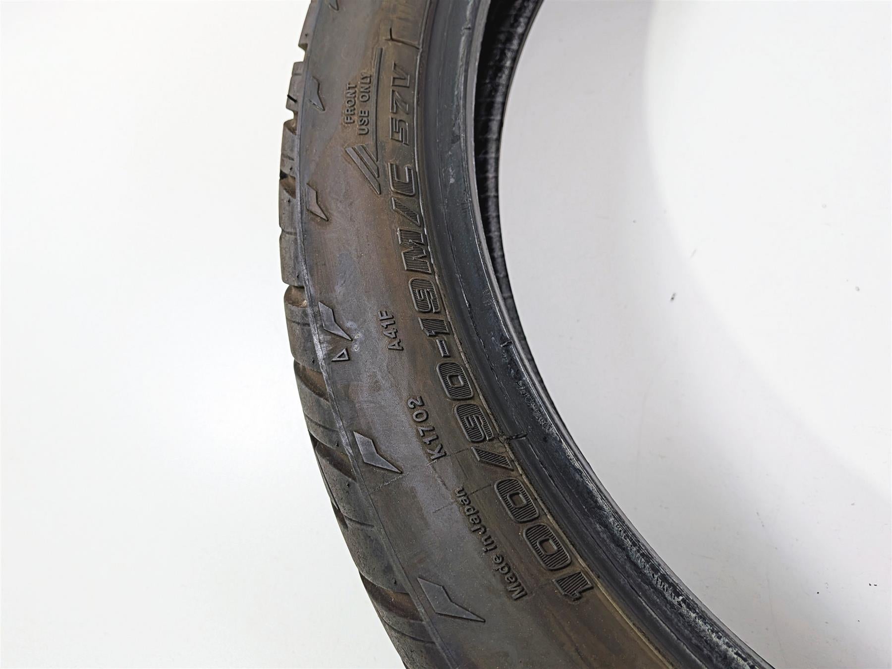 Used Motorcycle Front Tire Bridgestone Battlax Adventure A41F 100/90-19 8845 {{ shop.shopifyCountryName }} - Mototech271