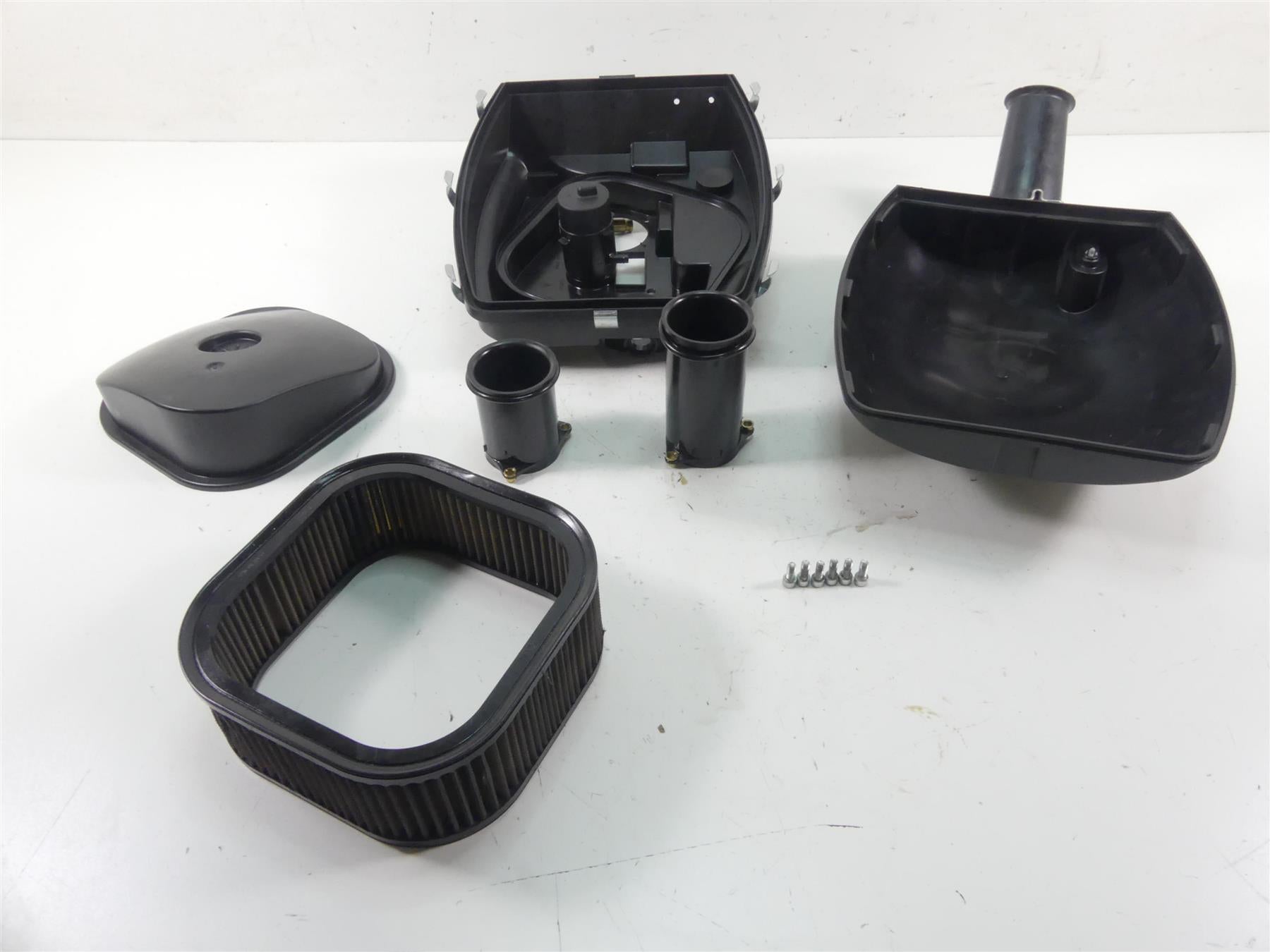 2012 Harley VRSCF Muscle Rod Air Box Cleaner Breather Filter 29434-03B | Mototech271