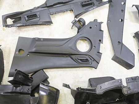 2023 Kawasaki Teryx KRX KRF 1000 C Black Molded Interior Fairing Cover Set {{ shop.shopifyCountryName }} - Mototech271