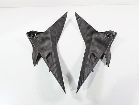 2018 Aprilia RSV4 RR Carbon Fiber Tank Triangle Fairing Covers Set 2B005961 {{ shop.shopifyCountryName }} - Mototech271