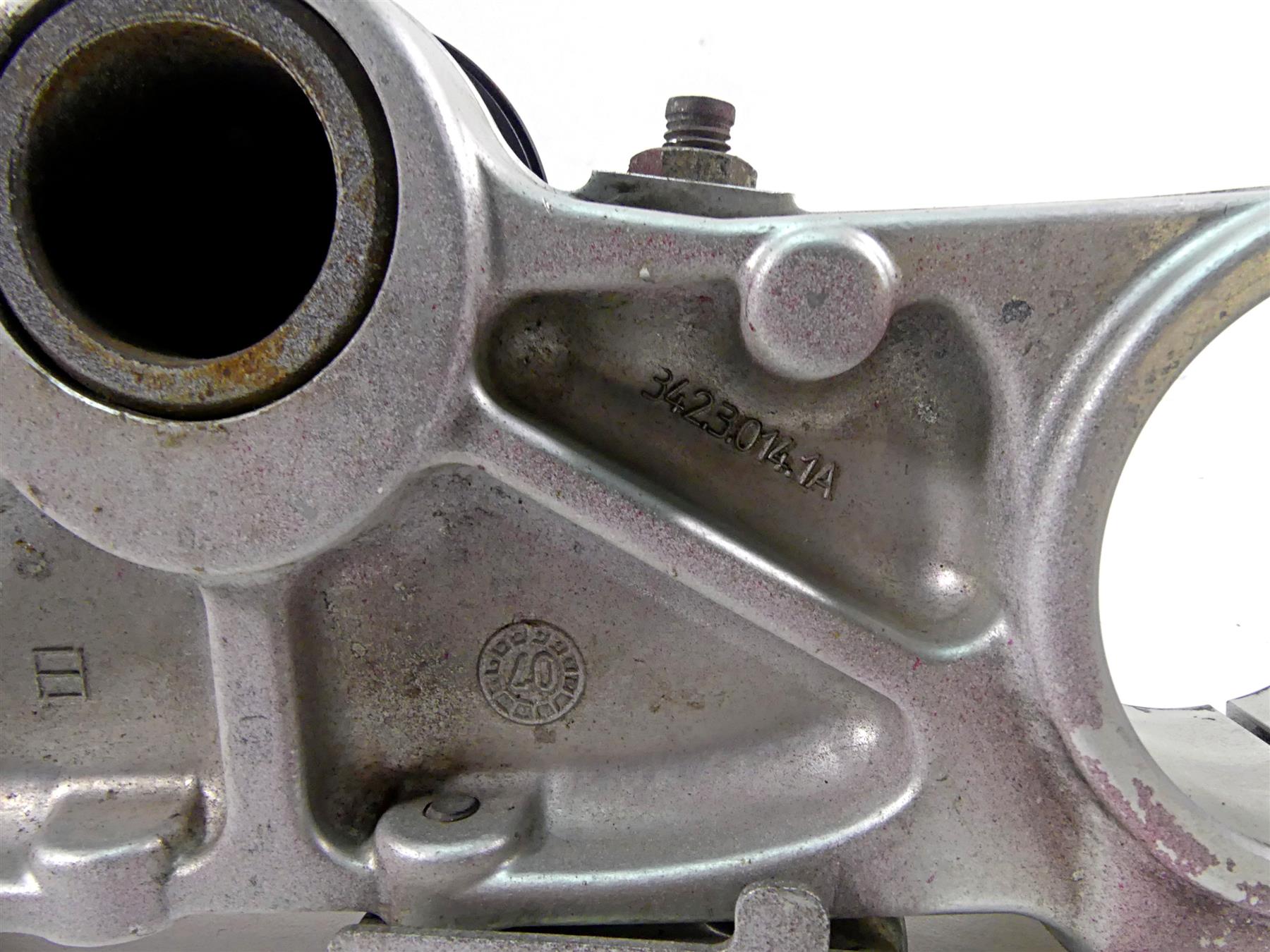 2008 Ducati 848 SBK Lower Triple Tree Steering Clamp 34220551A 34230141A {{ shop.shopifyCountryName }} - Mototech271