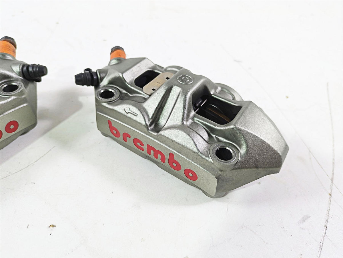 2008 Ducati SBK 1098 S Brembo Front Brake Caliper 100mm Set 61040901A 61040911A {{ shop.shopifyCountryName }} - Mototech271