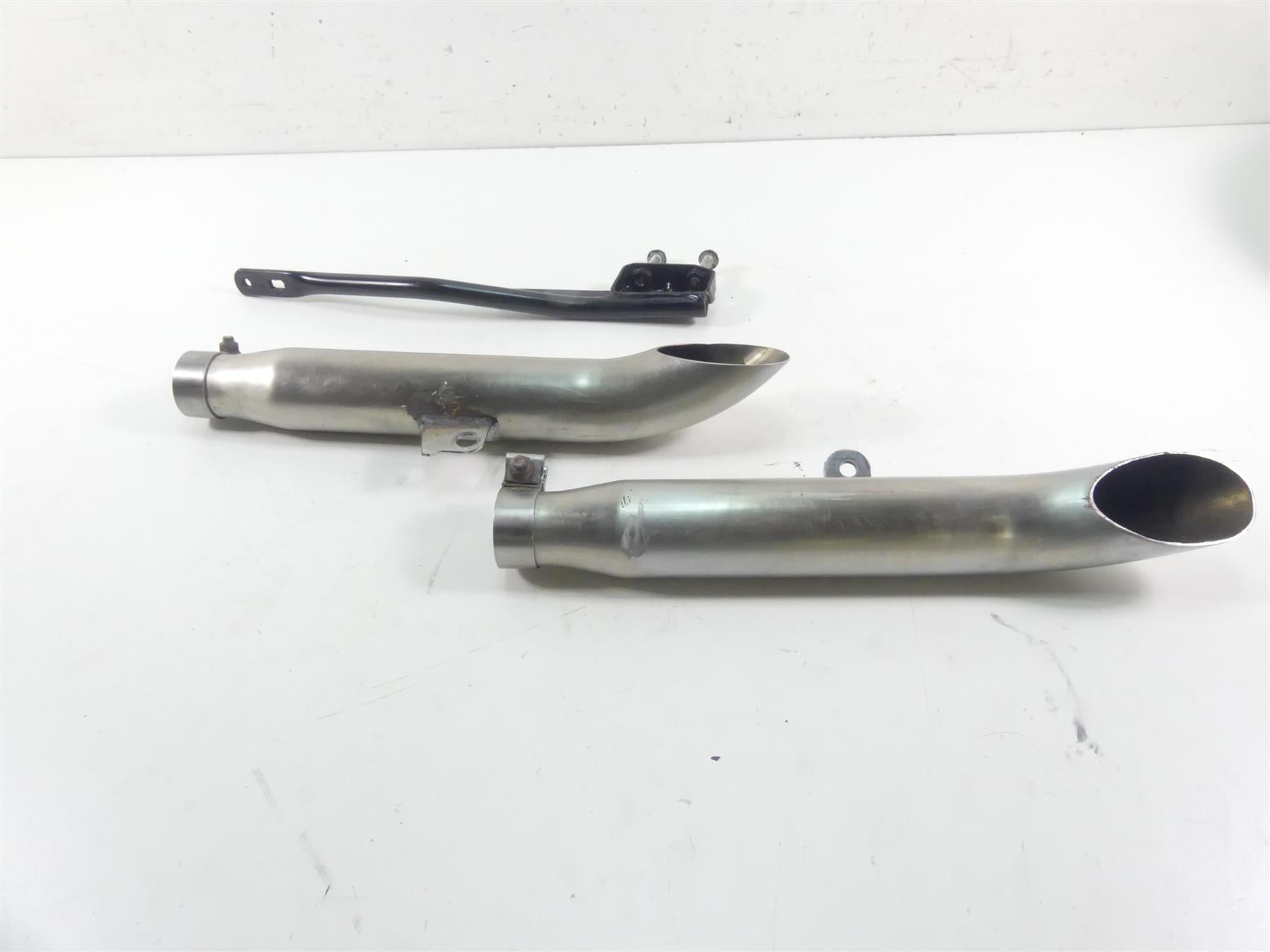 2003 Harley Sportster XL1200 C 100th Anniv Slash Cut SlipOn Muffler Exhaust Set {{ shop.shopifyCountryName }} - Mototech271