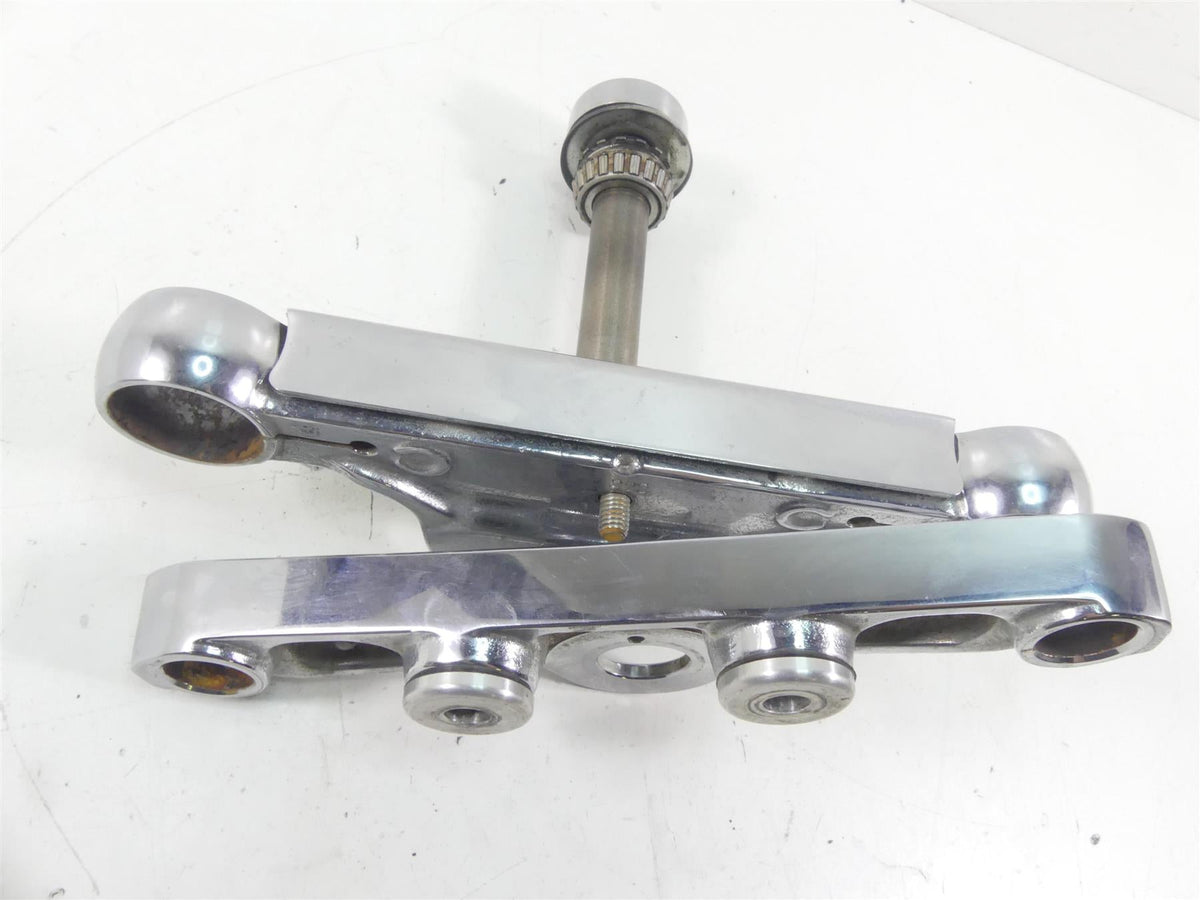2004 Harley FXDWGI Dyna Wide Glide Chrome Upper Lower Triple Tree Set 45674-80 {{ shop.shopifyCountryName }} - Mototech271