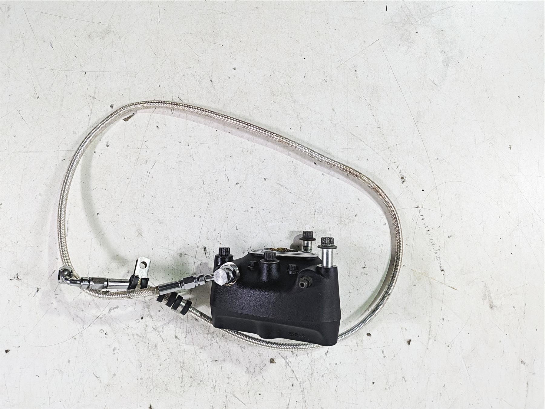 2002 Harley FLSTC Softail Heritage Classic Front Brake Caliper + Line 44046-00D {{ shop.shopifyCountryName }} - Mototech271