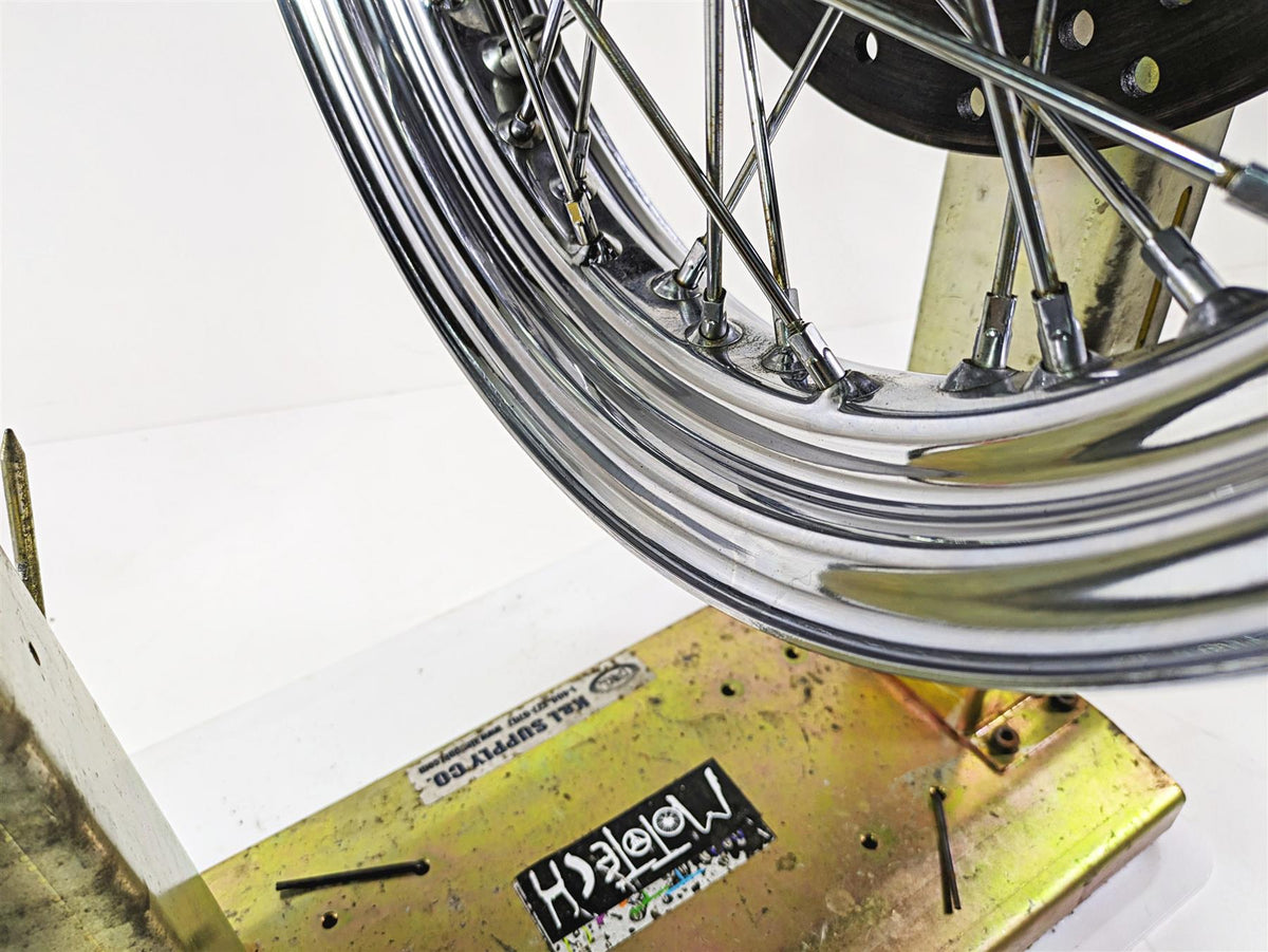 2008 Harley FLSTC Softail Heritage Straight 16x3 Front Spoke Wheel Rim 41508-08 {{ shop.shopifyCountryName }} - Mototech271
