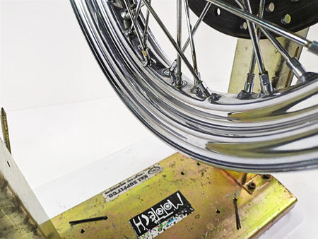 2008 Harley FLSTC Softail Heritage Straight 16x3 Front Spoke Wheel Rim 41508-08 {{ shop.shopifyCountryName }} - Mototech271