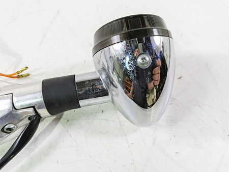 2002 Honda V-Twin VTX1800 C Front Left Blinker & Clamp 33450-MBH-673 {{ shop.shopifyCountryName }} - Mototech271