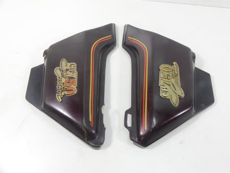 1980 Honda CB750C Custom Left Right Side Cover Emblem Set 83610-425-730ZA {{ shop.shopifyCountryName }} - Mototech271