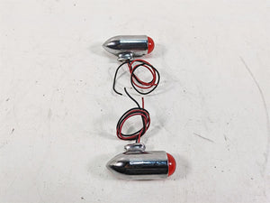 1999 Harley Touring FLHTC Electra Glide Trunk Side Light Lamp Chrome Set | Mototech271