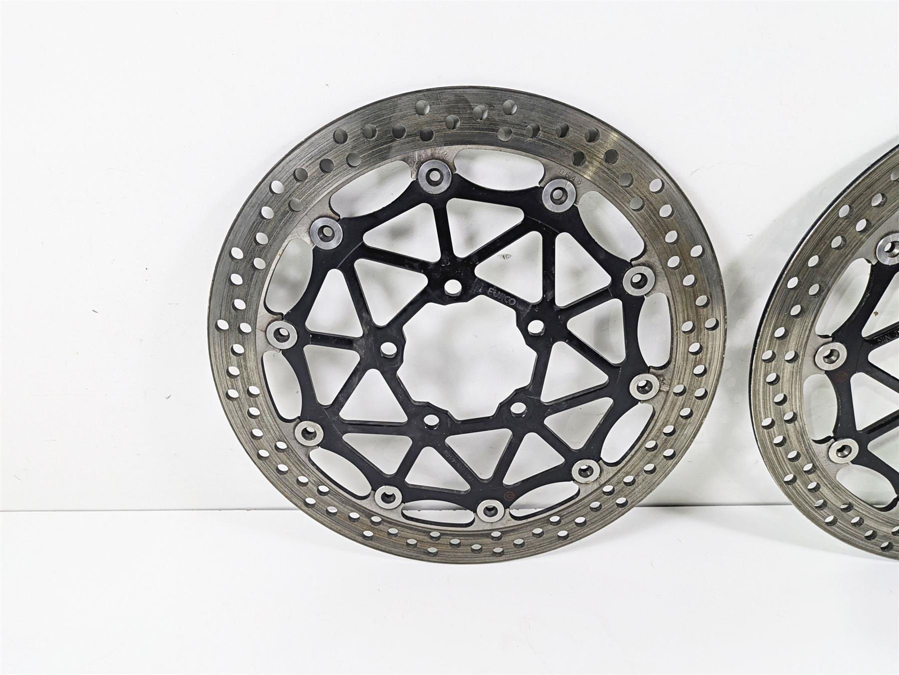 2016 Kawasaki ZX10R Ninja Brembo Front Brake Disc Rotor Set 41080