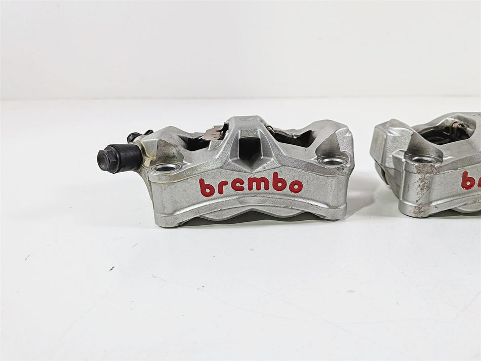 2018 Ducati Panigale V4 S Brembo M50 100mm Front Brake Caliper Set 61041821A
