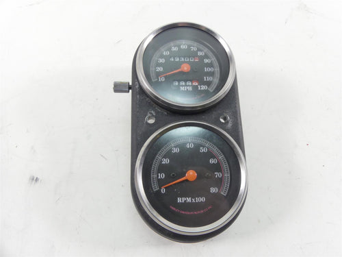 1993 Harley Dyna FXDL Low Rider Speedo Tacho Gauges Assembly 67168-88 67171-88 | Mototech271