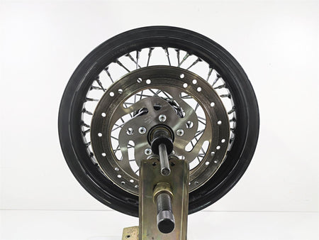 2014 Harley FLS Softail Slim Front Wheel Rim 16x3 DENT & Rotor 55107-12 {{ shop.shopifyCountryName }} - Mototech271