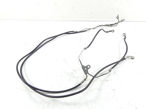 2011 Harley Touring FLTRX Road Glide Front Abs Brake Line Set 42161-09 41679-09 | Mototech271