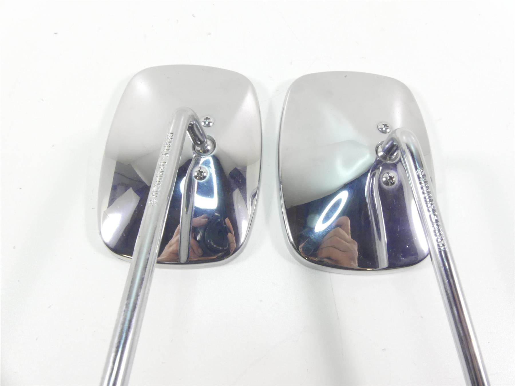 2016 Harley Touring FLHTP Electra Glide Long Arm Chrome Mirror Set 91845-03B {{ shop.shopifyCountryName }} - Mototech271