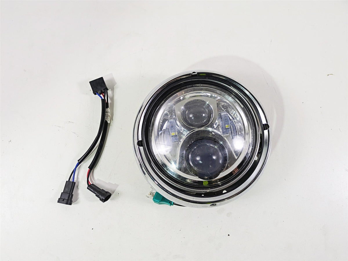 2016 Harley Touring FLHR Road King Led Headlight Head Light Lamp 67700204 {{ shop.shopifyCountryName }} - Mototech271
