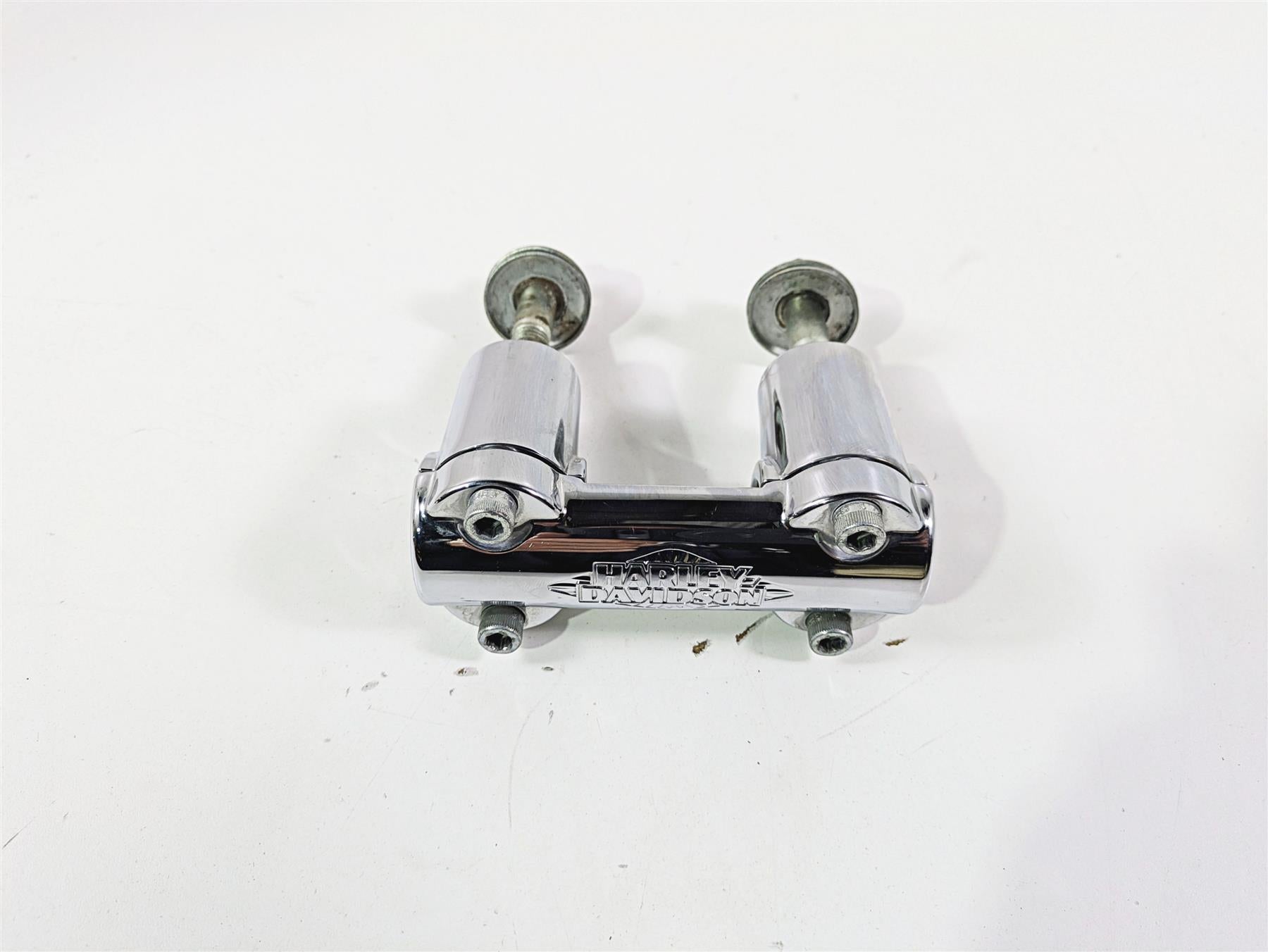 2014 Harley FLS Softail Slim Handlebar Riser Clamp Set 55984-07 56998-09 | Mototech271