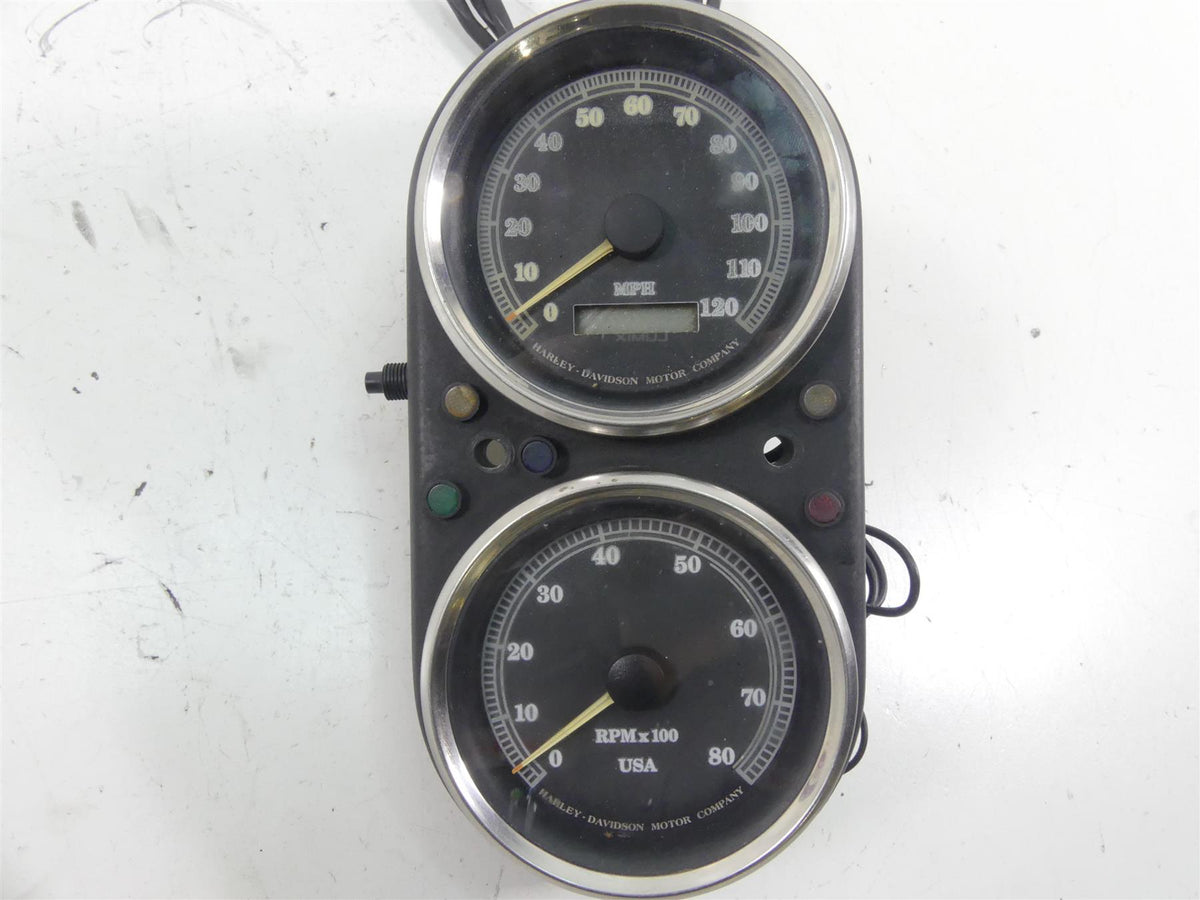 1998 Harley Dyna FXDL Low Rider Speedometer Tacho Gauges Console 67025-96C {{ shop.shopifyCountryName }} - Mototech271