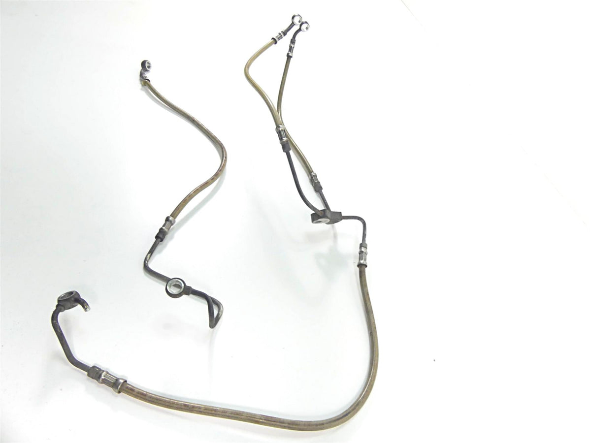 2014 Harley VRSCF Muscle V-Rod Front Abs Brake Line Hose Set 42022-09A 42021-09 {{ shop.shopifyCountryName }} - Mototech271