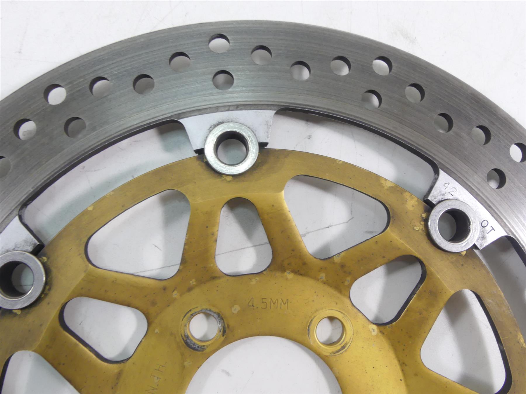 2001 Kawasaki ZX600J2 ZX6R Ninja Front Brake Rotor Disc Set 41080-1442-A4 {{ shop.shopifyCountryName }} - Mototech271
