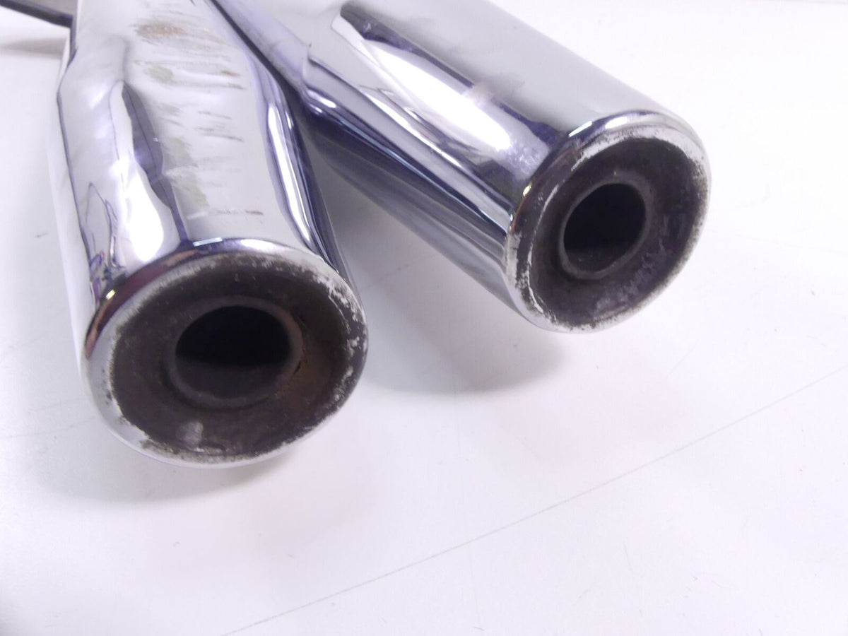 2013 Triumph America EFI OEM Exhaust Muffler Silencer Damper Set - Read T2206424 {{ shop.shopifyCountryName }} - Mototech271