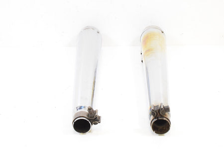 2002 Harley Touring FLHT Electra Glide Loud Open Exhaust Slip On Mufflers Pipes {{ shop.shopifyCountryName }} - Mototech271