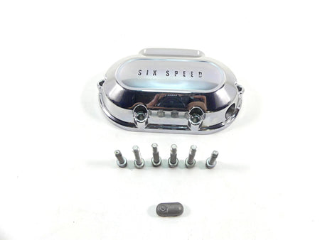 2014 Harley FXDL Dyna Low Rider Clutch Side Chrome Transmission Cover 37126-06 {{ shop.shopifyCountryName }} - Mototech271