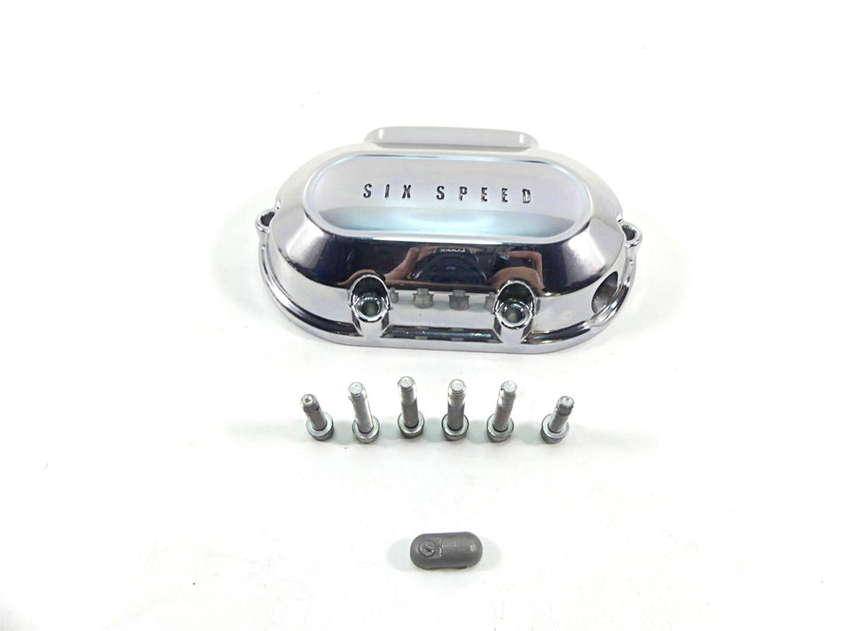 2014 Harley FXDL Dyna Low Rider Clutch Side Chrome Transmission Cover 37126-06 {{ shop.shopifyCountryName }} - Mototech271