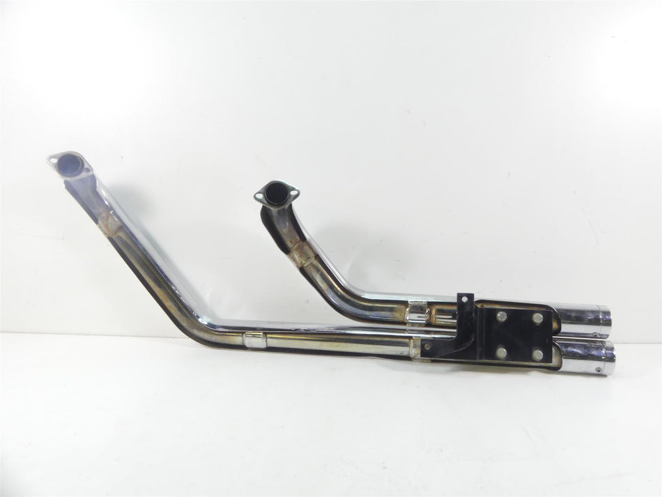 1998 Kawasaki VN800 Vulcan Hard Krome 2.5" American Classic Straight Exhaust System 38-8020 {{ shop.shopifyCountryName }} - Mototech271