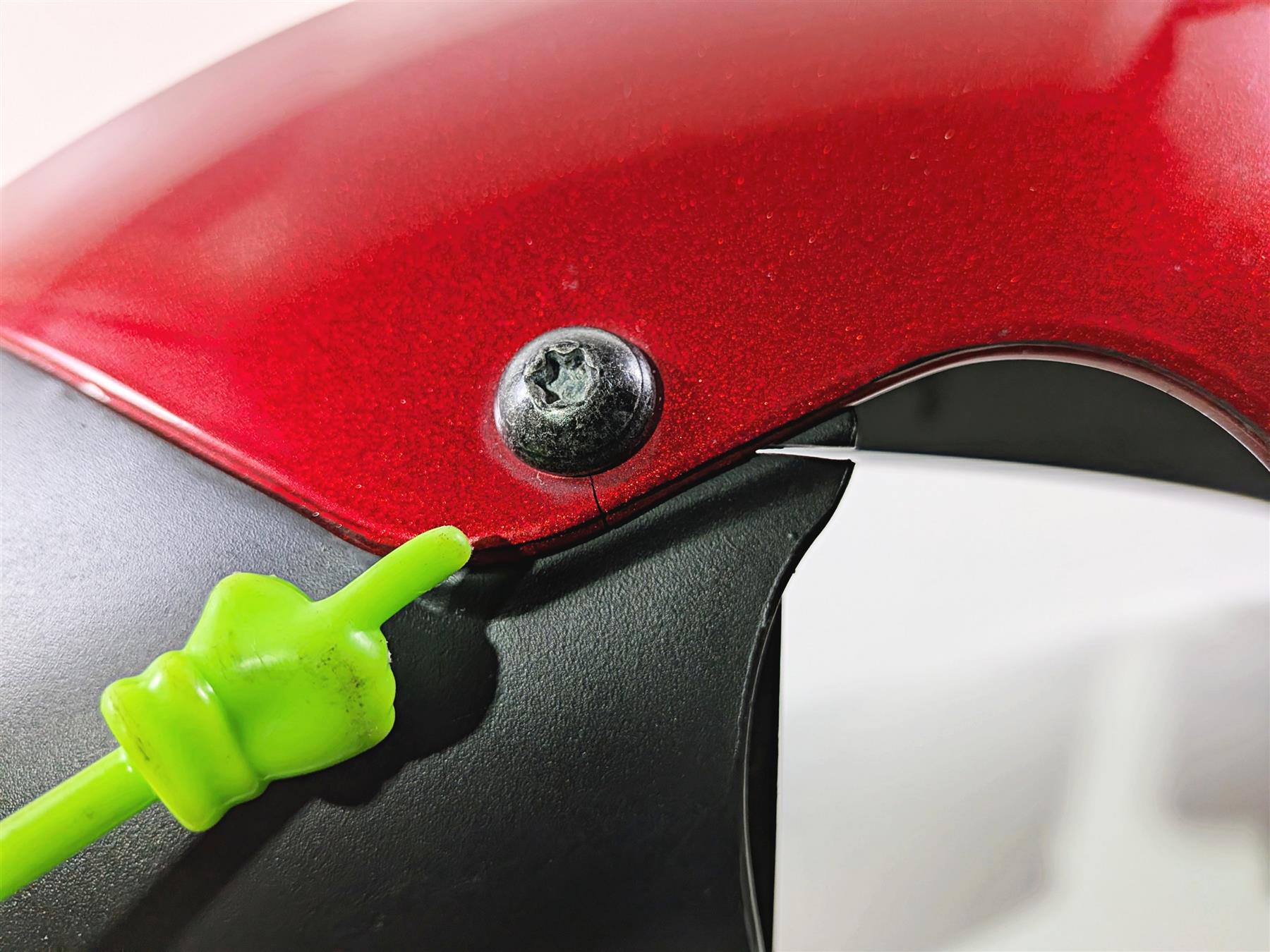 2013 Victory Vision Tour Red Black Front Fender Set - READ 5436457 5436458 5452647 {{ shop.shopifyCountryName }} - Mototech271