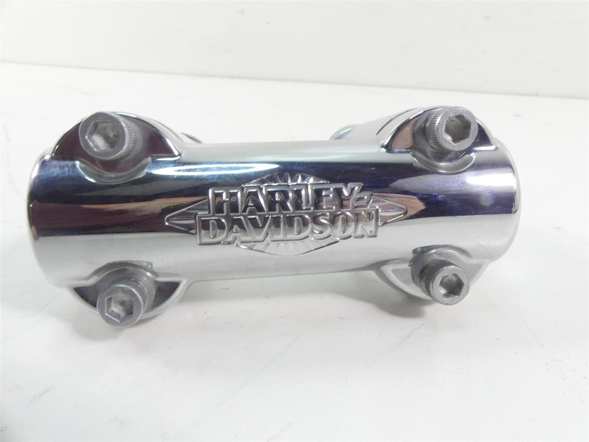 2019 Harley FLHC Softail Heritage Chrome Handlebar Clamp Riser Set 56998-09 {{ shop.shopifyCountryName }} - Mototech271