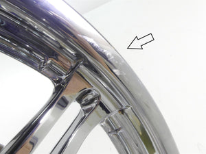 2009 Harley FXDL Dyna Low Rider Slotted 6 Spoke 19x2.5 Chrome Wheel - Read | Mototech271