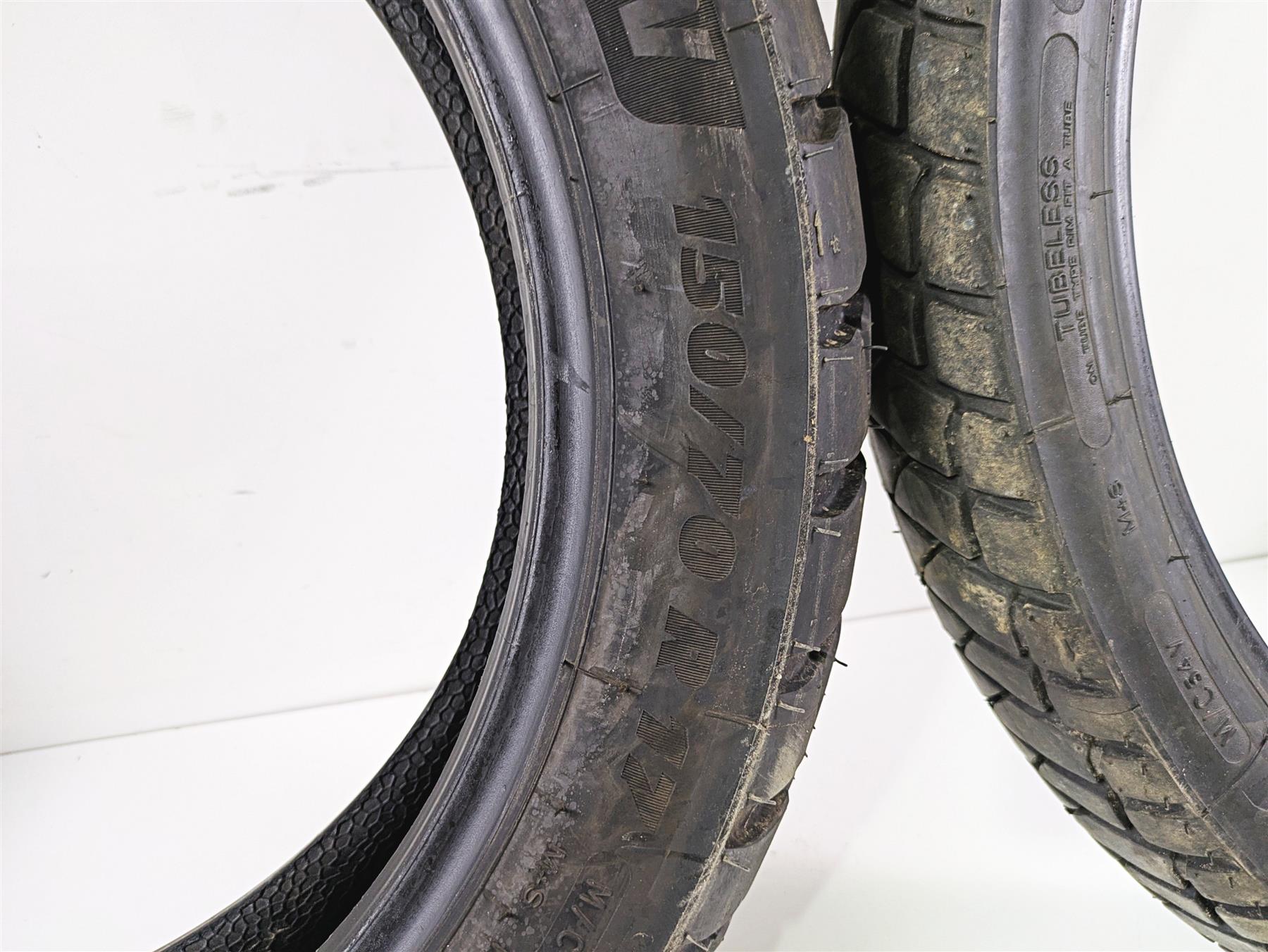 Used Motorcycle Tire Set Michelin Anakee Adventure 2CT 150/70R17 90/90R21 {{ shop.shopifyCountryName }} - Mototech271