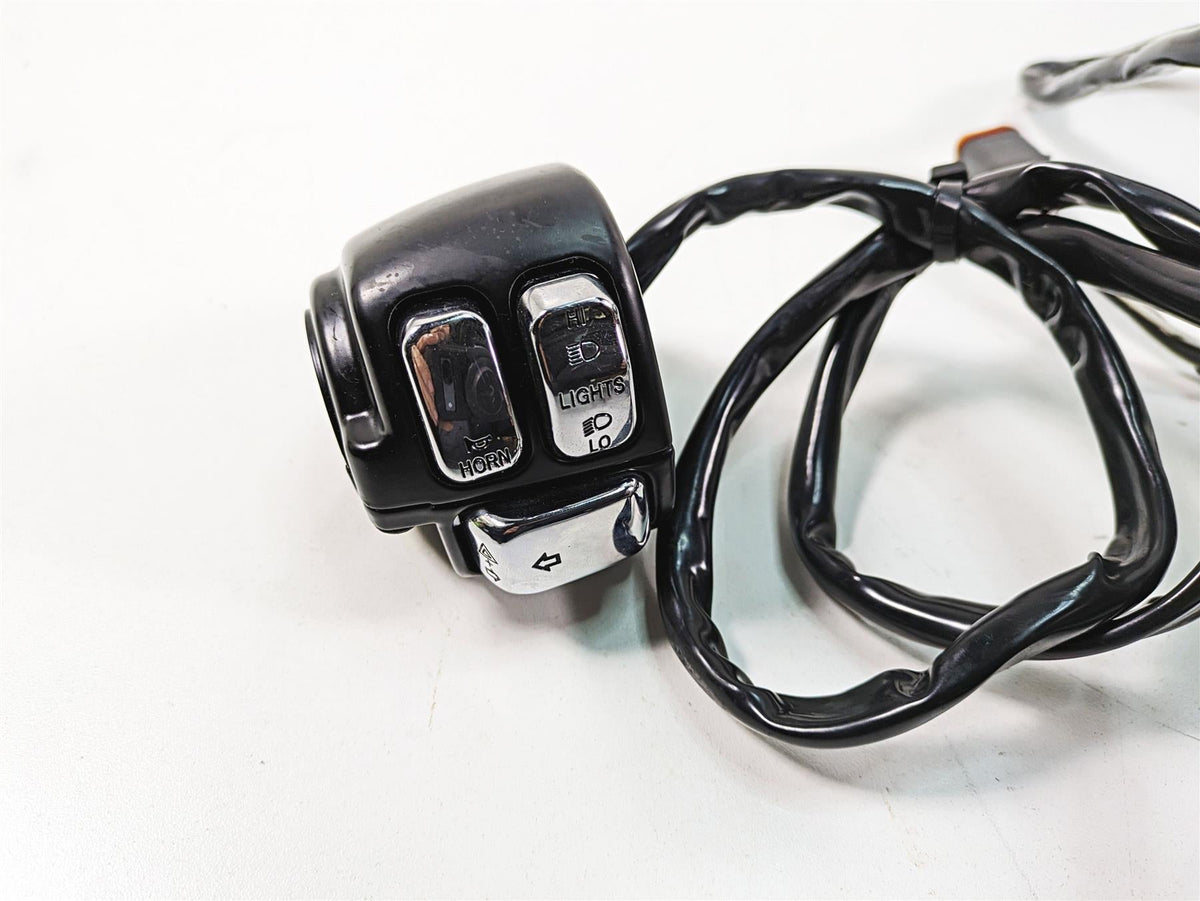 2006 Harley Sportster XL1200 Hand Control Switch + Chrome Button Set 71597-96B {{ shop.shopifyCountryName }} - Mototech271
